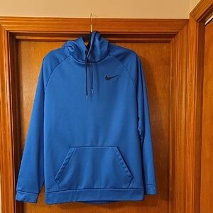 NikeDry Fit  Black and Blue Knit Hoodie
